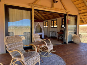 kwessi dunes guest room deck