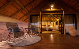 Kwessi Dunes guest bedroom veranda