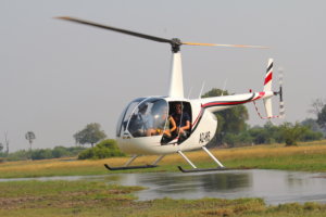 Helicopter Tawana Moremi Game Reserve