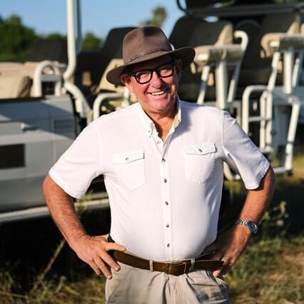 Mike Meyers safari guide in Botswana 